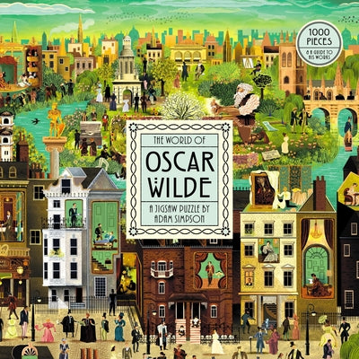 The World of Oscar Wilde 1000-Piece Puzzle  19" x 27" jigsaw That will immerse You in The world of Oscar Wilde, perfect for book lovers!