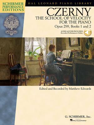 Carl Czerny - The School of Velocity for the Piano, Opus 299 - Books 1 & 2 (Book/Online Audio) (Schirmer Performance Editions)