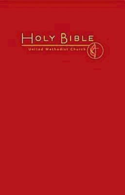 Holy Bible: Common English Bible, Dark Red, Pew, United Methodist Church Emblem