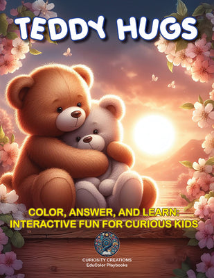 Teddy Hugs: Color, Answer, and Learn: Interactive Fun for Curious Kids (EduColor Playbooks, 2)